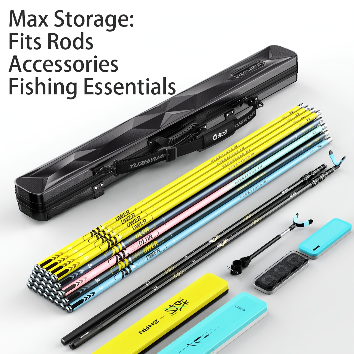حقيبة صلبة لحمل قصبة صيد السمك - مراجعة Fishing Rod Case وسعره