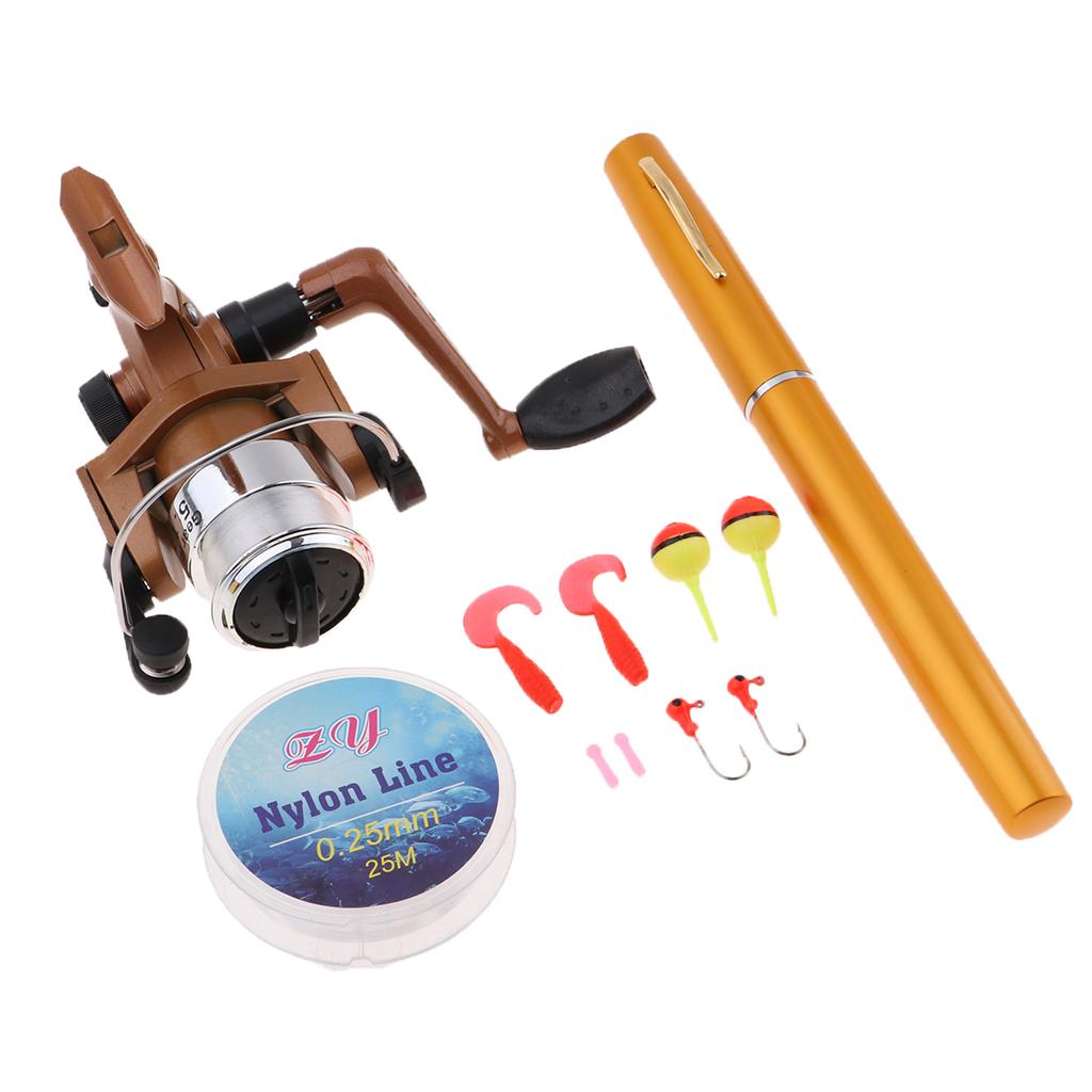 مجموعة أدوات صيد محمولة صغيرة  - مراجعة Fishing Rod Spinning وسعره