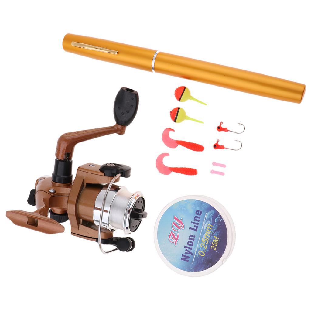 مجموعة أدوات صيد محمولة صغيرة  - مراجعة Fishing Rod Spinning وسعره