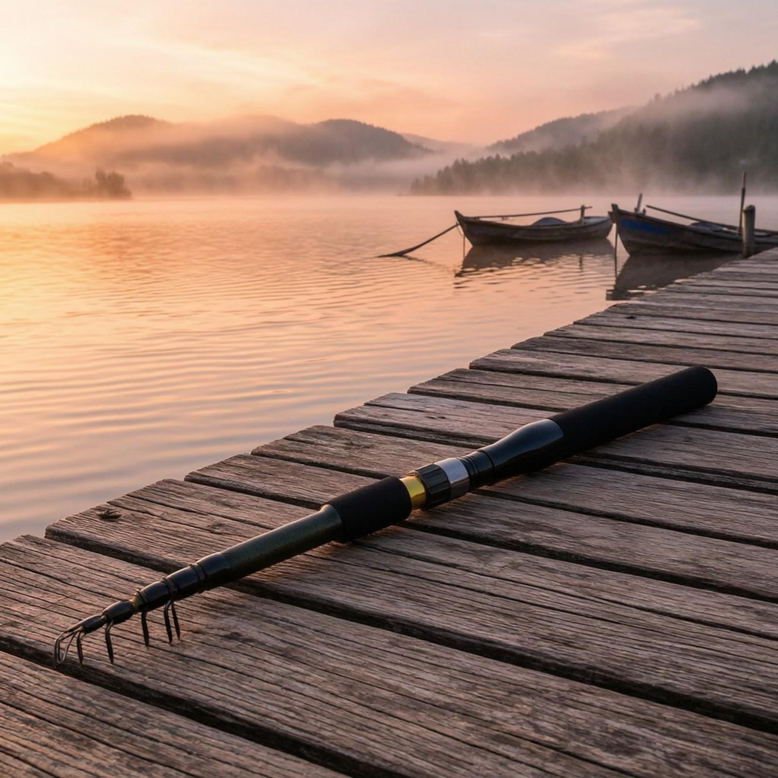 قصبة صيد احترافية مصنوعة من أل - مراجعة Fishing Rod Carbon Fiber وسعره